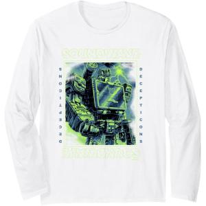 imageTransformers War For Cybertron Soundwave Portrait Long Sleeve TShirtWhite