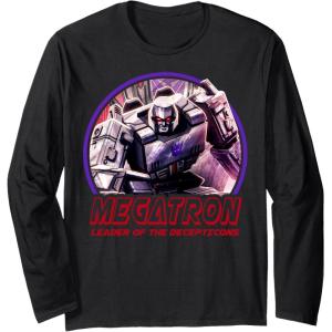 imageTransformers War for Cybertron Megatron Decepticon Leader Long Sleeve TShirtBlack