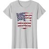 imageTransformers Autobots American Flag Logo TShirtSilver Grey