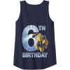 imageTransformers Bumblebee 6th Birthday Vintage Tank TopNavy Blue