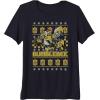 imageTransformers Christmas Bumblebee Ugly Sweater Premium Triblend TShirtNavy Blue