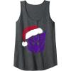 imageTransformers Christmas Decepticons Santa Hat Logo Tank TopDark Heather Grey