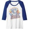 imageTransformers Hey Soundwave Turn It Up Classic Retro Logo Raglan Baseball TeeRoyal BlueWhite