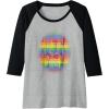 imageTransformers Pride Rainbow Transformer Graphic Egg Raglan Baseball TeeBlackAthletic Heather