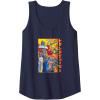 imageTransformers Vintage Retro Autobots Kanji Group Shot Poster Tank TopNavy Blue