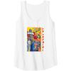 imageTransformers Vintage Retro Autobots Kanji Group Shot Poster Tank TopWhite