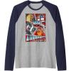 imageTransformers Autobots Cut Up Retro Vintage Panels Raglan Baseball TeeNavy BlueAthletic Heather