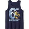 imageTransformers Bumblebee 6th Birthday Vintage Tank TopNavy Blue