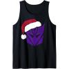 imageTransformers Christmas Decepticons Santa Hat Logo Tank TopBlack
