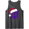 imageTransformers Christmas Decepticons Santa Hat Logo Tank TopDark Heather Grey