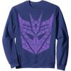 imageTransformers Decepticons Purple Icon Filled Logo SweatshirtNavy Blue