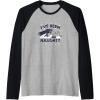 imageTransformers Megatron Ive Been Naughty Portrait Raglan Baseball TeeBlackAthletic Heather