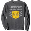 imageTransformers Optimus Prime Heroic Graduate SweatshirtDark Heather Grey