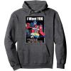 imageTransformers Optimus Prime I Want You Retro Poster Pullover HoodieDark Heather Grey