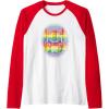 imageTransformers Pride Rainbow Transformer Graphic Egg Raglan Baseball TeeRedWhite
