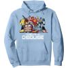 imageTransformers Robots In Disguise Vintage Retro Autobots Group Pullover HoodieDusty Blue
