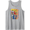 imageTransformers Vintage Retro Autobots Kanji Group Shot Poster Tank TopHeather Grey