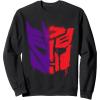 imageTransformers War For Cybertron Spray Paint Split Logo SweatshirtBlack