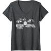 imageTransformers War for Cybertron Optimus Prime Vs Megatron VNeck TShirtDark Heather Grey
