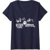 imageTransformers War for Cybertron Optimus Prime Vs Megatron VNeck TShirtNavy Blue