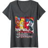 imageWomens Transformers 1984 Vintage Autobots Panels VNeck TShirtDark Heather Grey