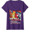 imageWomens Transformers 1984 Vintage Autobots Panels VNeck TShirtPurple