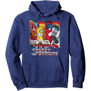 imageTransformers 1984 Vintage Autobots Panels Pullover HoodieNavy Blue