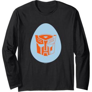 imageTransformers Autobot Egg Happy Easter Long Sleeve TShirtBlack