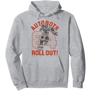 imageTransformers Autobots Roll Out 84 Vintage Collegiate Pullover HoodieHeather Grey
