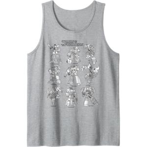 imageTransformers Autobots Textbook Sketches Stack Tank TopHeather Grey