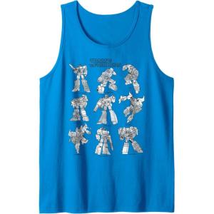 imageTransformers Autobots Textbook Sketches Stack Tank TopSapphire Blue