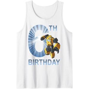 imageTransformers Bumblebee 6th Birthday Vintage Tank TopWhite
