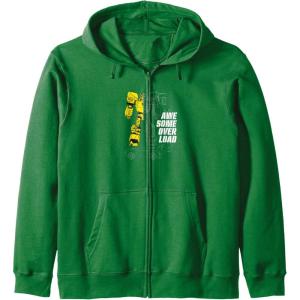imageTransformers Bumblebee Awesome Overload Split Zip HoodieDark Green