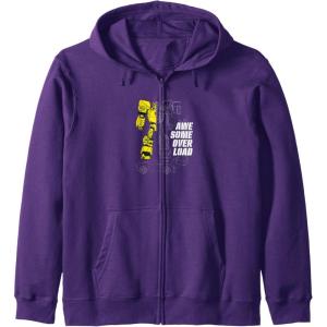 imageTransformers Bumblebee Awesome Overload Split Zip HoodiePurple
