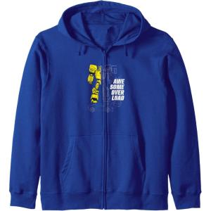 imageTransformers Bumblebee Awesome Overload Split Zip HoodieRoyal Blue