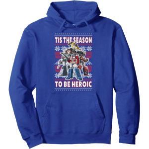 imageTransformers Christmas Autobots Heroic Season Ugly Sweater Pullover HoodieRoyal Blue