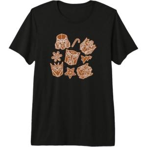imageTransformers Christmas Gingerbread Cookies Premium TShirtBlack