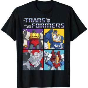 imageTransformers Decepticon Retro Vintage Color Box Panels TShirtBlack