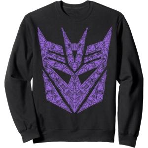 imageTransformers Decepticons Purple Icon Filled Logo SweatshirtBlack