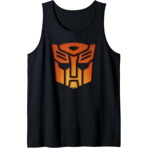 imageTransformers Halloween Autobot Glow Carving Tank TopBlack