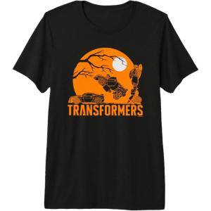 imageTransformers Halloween Haunt Bumblebee Silhouettes Premium TriBlend TShirtBlack