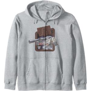 imageTransformers Megatron Decepticon Leader Retro Logo Zip HoodieHeather Grey