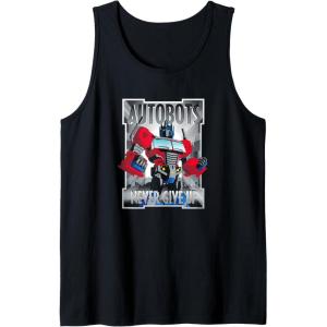 imageTransformers Optimus Prime Autobots Never Give Up Tank TopBlack