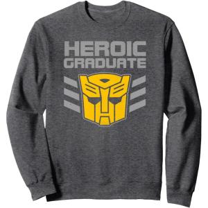 imageTransformers Optimus Prime Heroic Graduate SweatshirtDark Heather Grey