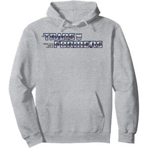 imageTransformers Purple Gradient Logo Pullover HoodieHeather Grey