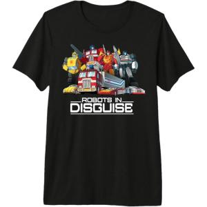imageTransformers Robots In Disguise Vintage Retro Autobots Group Premium Triblend TShirtBlack