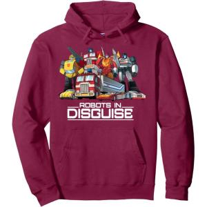 imageTransformers Robots In Disguise Vintage Retro Autobots Group Pullover HoodieBurgundy