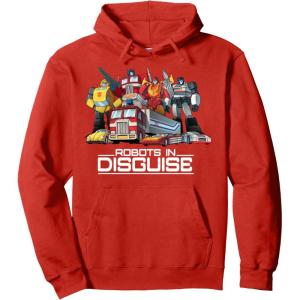 imageTransformers Robots In Disguise Vintage Retro Autobots Group Pullover HoodieRed