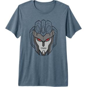 imageTransformers Starscream Big Face Premium TriBlend TShirtSlate Grey
