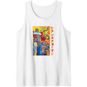imageTransformers Vintage Retro Autobots Kanji Group Shot Poster Tank TopWhite